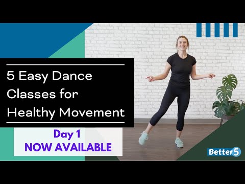 5 Easy Dance Classes for Healthy Movement – Day 1 (17 Mins)