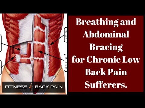 Abdominal Bracing and Breathing for Chronic Low Back Pain Sufferers