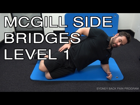 Back Pain – McGill Side Bridge Level 1