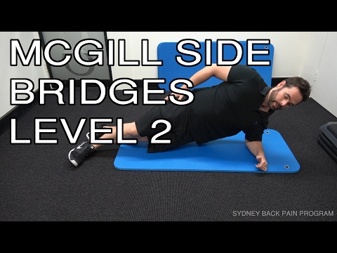 Back Pain – McGill Side Bridge Level 2