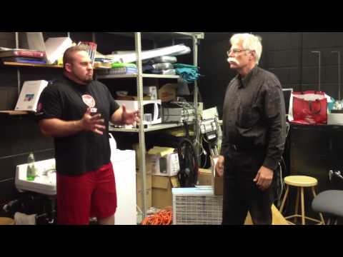 Dr. Stuart Mcgill with Brian Carroll testing a loose pelvis