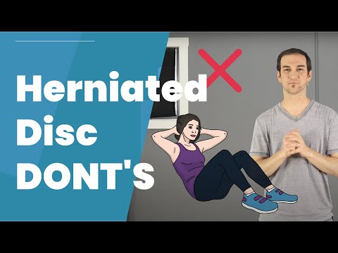 Exercises To Avoid for Herniated Discs and Sciatica