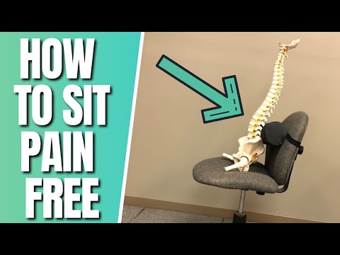 How To Sit Pain Free At Home With Back Pain/Sciatica