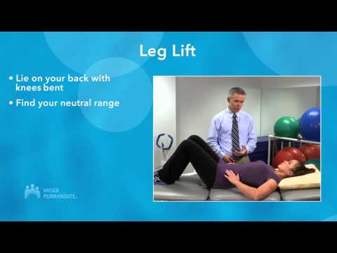 Managing Your Back Pain – Back Care Exercises