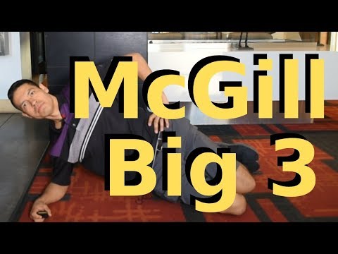 Mcgill Big 3 – The Best Exercises to Get Out of Back Pain