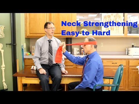 Neck Strengthening Exercises (Easy to Hard) Good for Whiplash, Arthritis, etc.