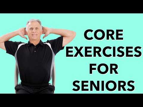 Simple Seated Core Strengthening Workout for Seniors- At Home