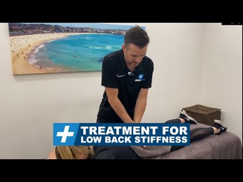 Treatment for Low Back Stiffness into Extension | Feat. Tim Keeley | Physio REHAB