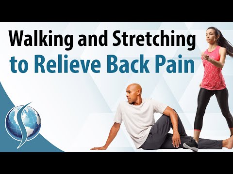 Walking and Stretching to Relieve Back Pain